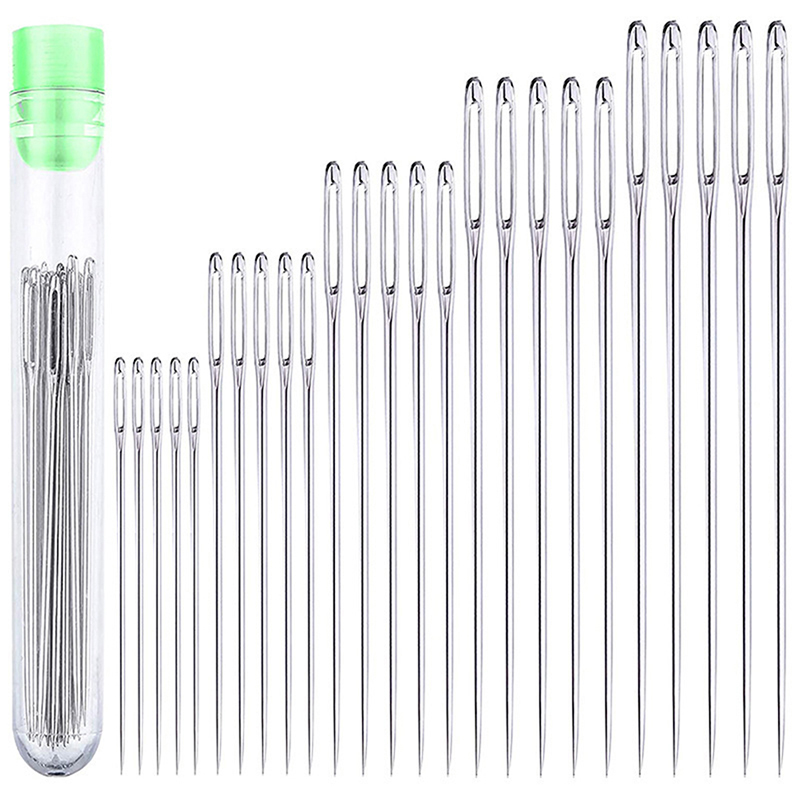 Leatherwork Kit - 25 Pcs Large Eye Stitching Needles