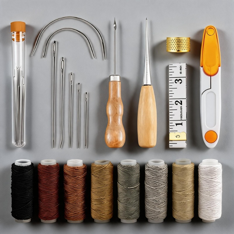 Leatherwork Beginner Tools - Leather Craft Working Tools Stitching Sewing