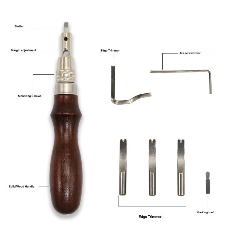7-In-1 Multifunctional Leather - Leatherwork Edge Beveler review and price