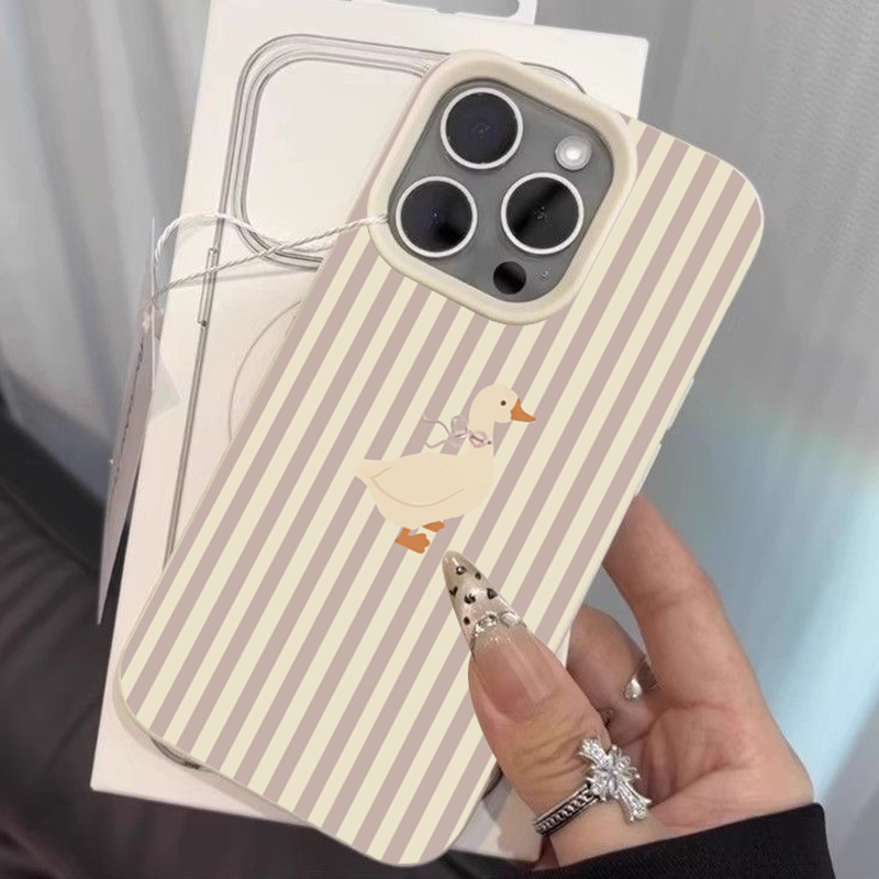 Cute Duck Pattern Phone Case F - Leather X review and price