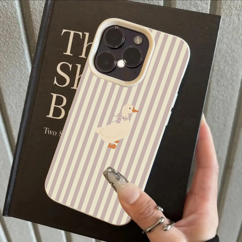 Cute Duck Pattern Phone Case F - Leather X review and price
