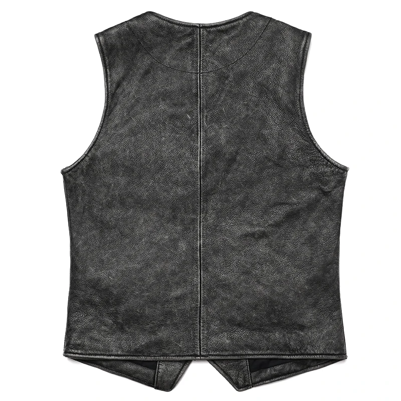 New Gery Vintage Genuine Leath - Leather Work Vest For Men review and price