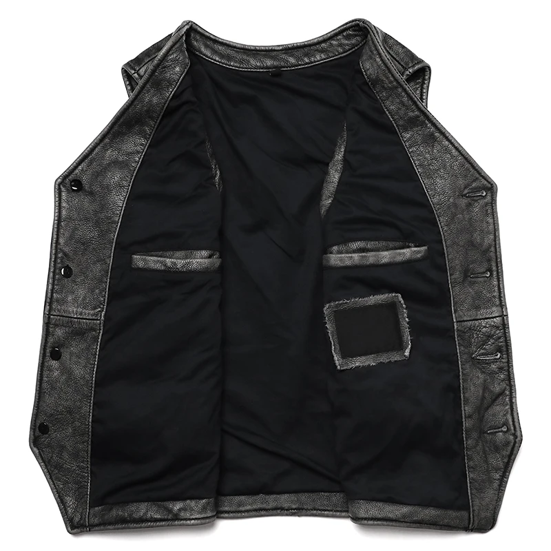 New Gery Vintage Genuine Leath - Leather Work Vest For Men review and price