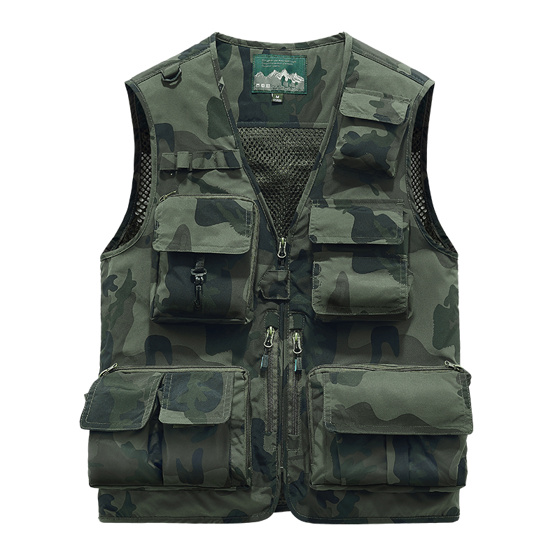Embroidered Vest Fishing Cloth - Leather Work Vest For Men review and price