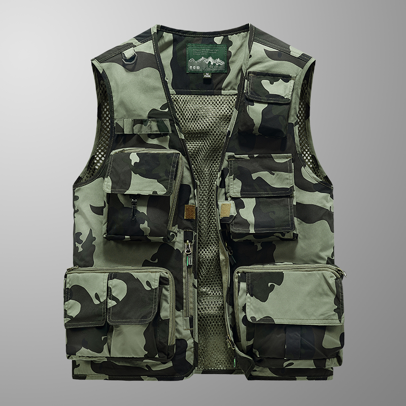 Embroidered Vest Fishing Cloth - Leather Work Vest For Men review and price