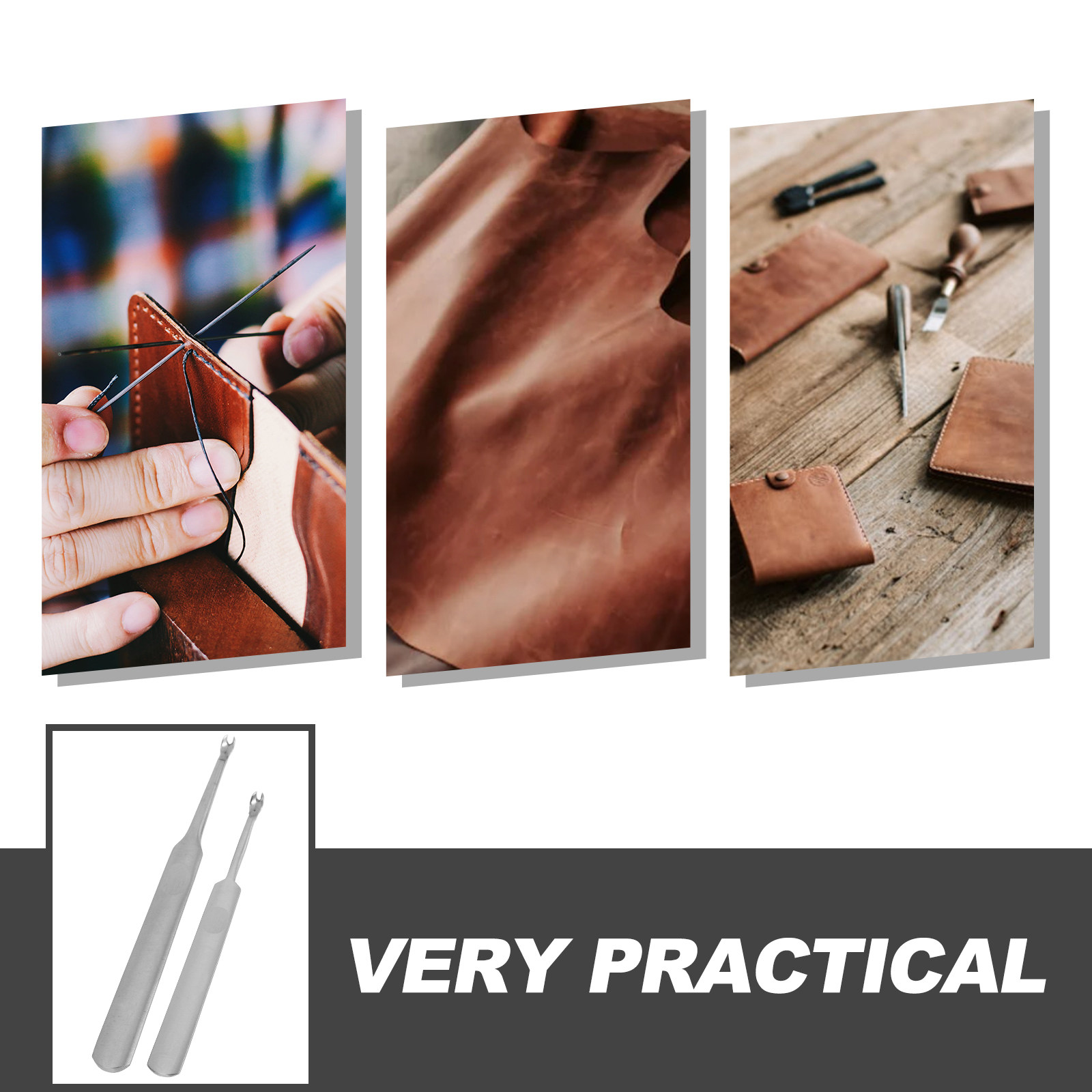 2Pcs Groover Stainless Steel T - Leatherwork Edge Beveler review and price