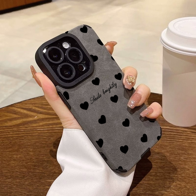 New Luxury Black Love Heart So - Leather X review and price