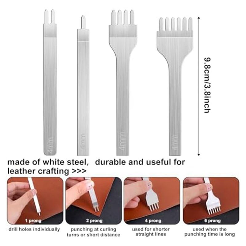 ABHI-14Pcs Leather Working Too - Leatherwork Beginner Tools review and price