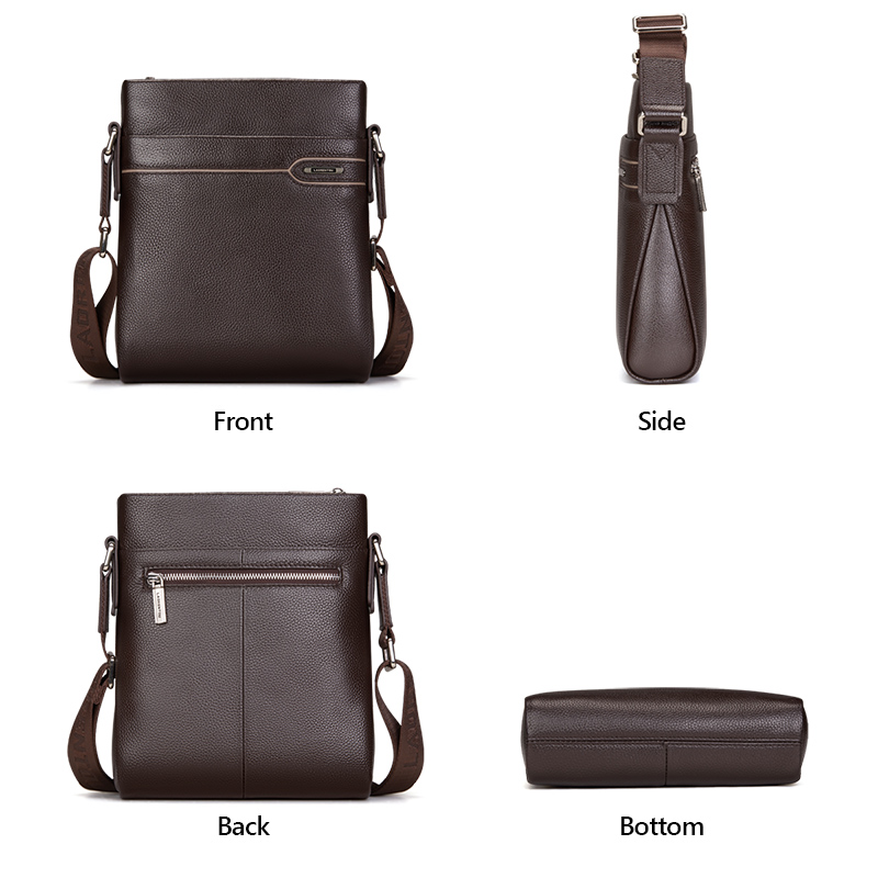 LAORENTOU Men Genuine Leather  - Leather Work Bag Men review and price