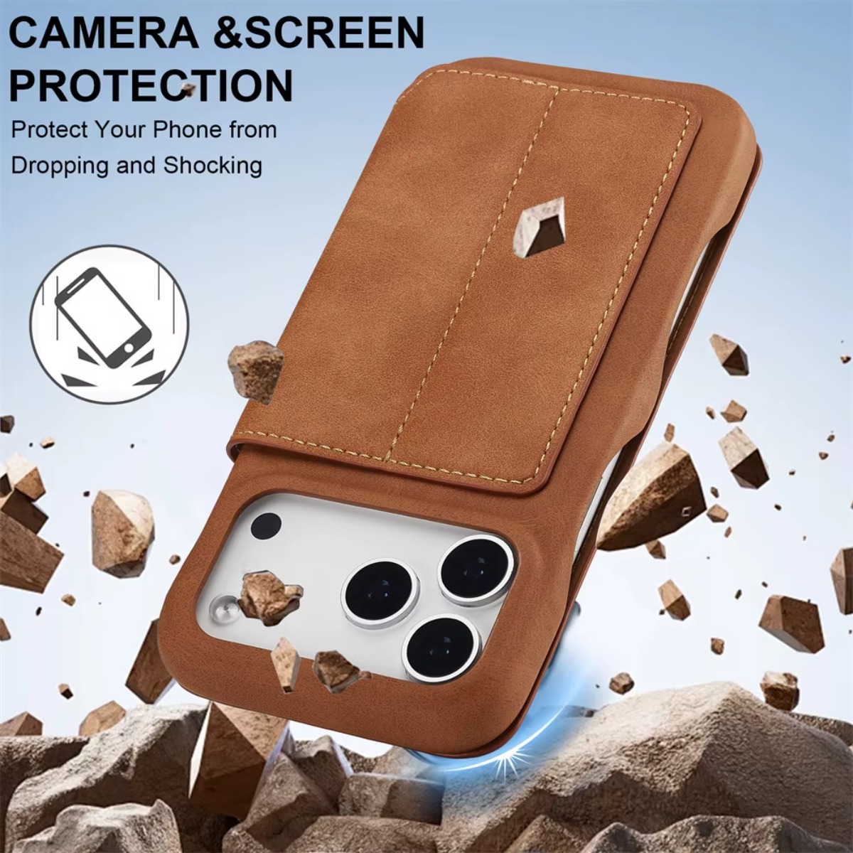 Leather Wallet Magnetic Flip C - Leather X review and price