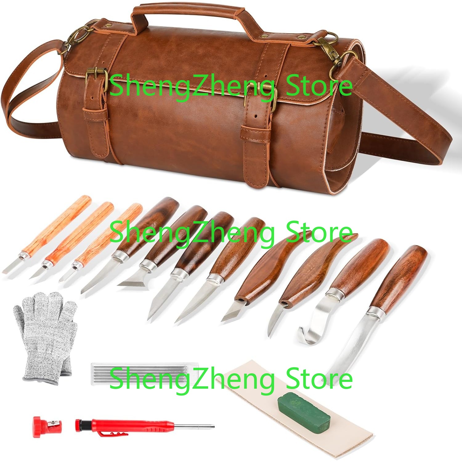 Wood Carving Tools Sets Kit  W - Leatherwork Beginner Tools review and price