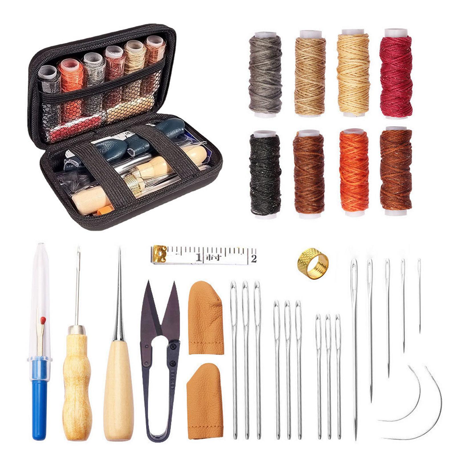 32x Leather Tools Kit Leather  - Leatherwork Beginner Tools review and price