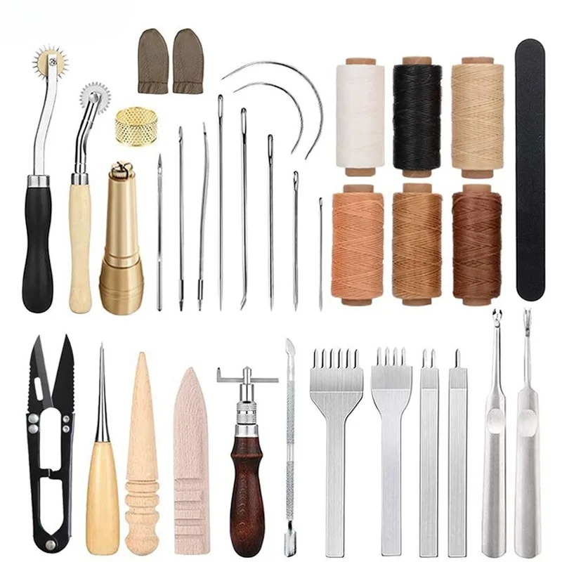 25Pcs Leather Working Tools Fo - Leatherwork Beginner Tools review and price