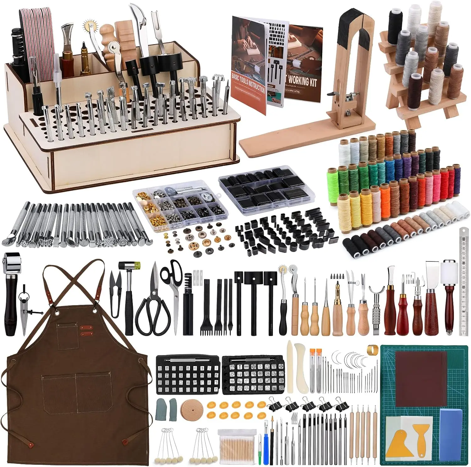 628Pcs Leather Working Tooling - Leatherwork Beginner Tools review and price