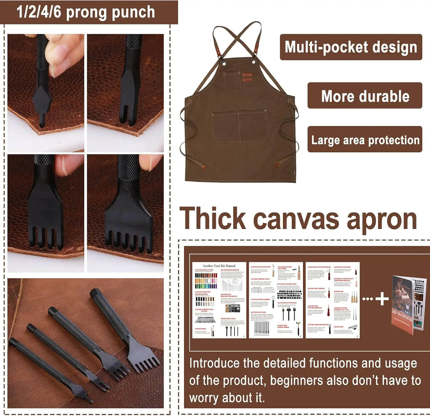 628Pcs Leather Working Tooling - Leatherwork Beginner Tools review and price