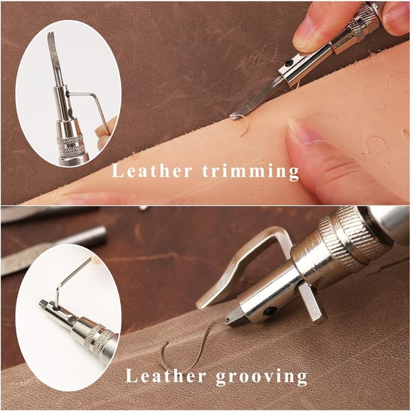 7 in 1 Pro Adjustable Leather  - Leatherwork Edge Beveler review and price