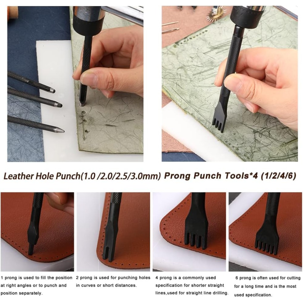 Leather Working Tools Practica - Leatherwork Beginner Tools review and price