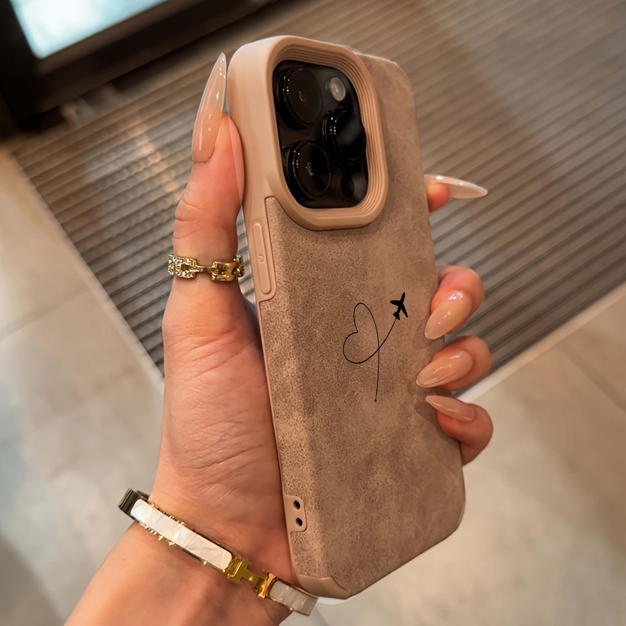 Airplane Route Love Heart Desi - Leather X review and price