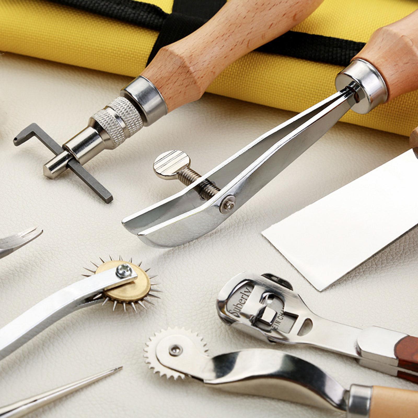 29x PU Leather Working Kit Equ - Leatherwork Beginner Tools review and price