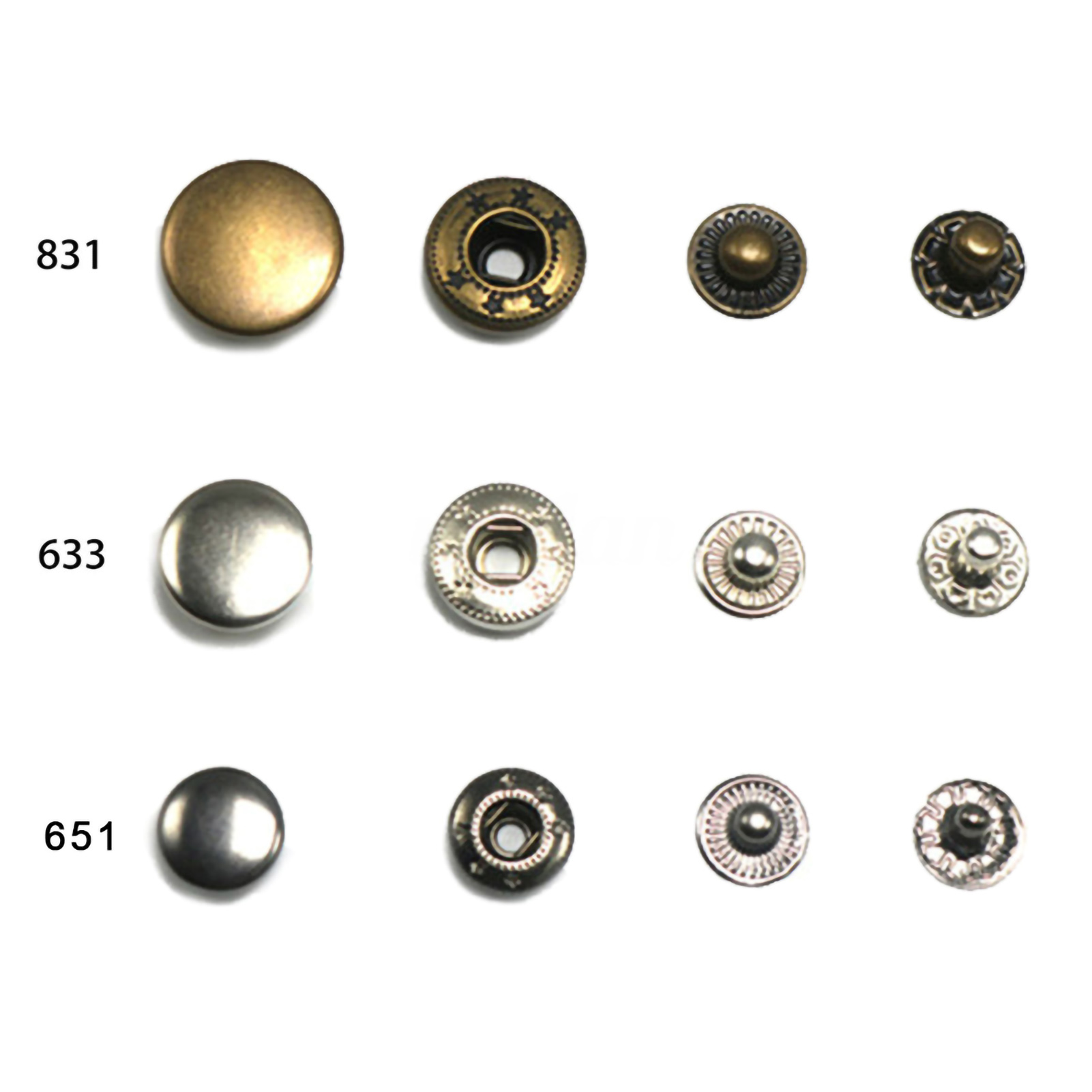 4Pcs Stainless Steel Snap Butt - Leatherwork Hand Press review and price