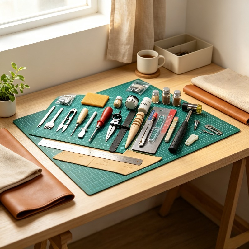 DIY Leather Working Starter Se - Leatherwork Beginner Tools review and price