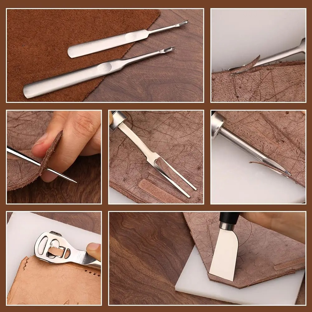Fenrry 37Pcs Leather Work Tool - Leatherwork Beginner Tools review and price