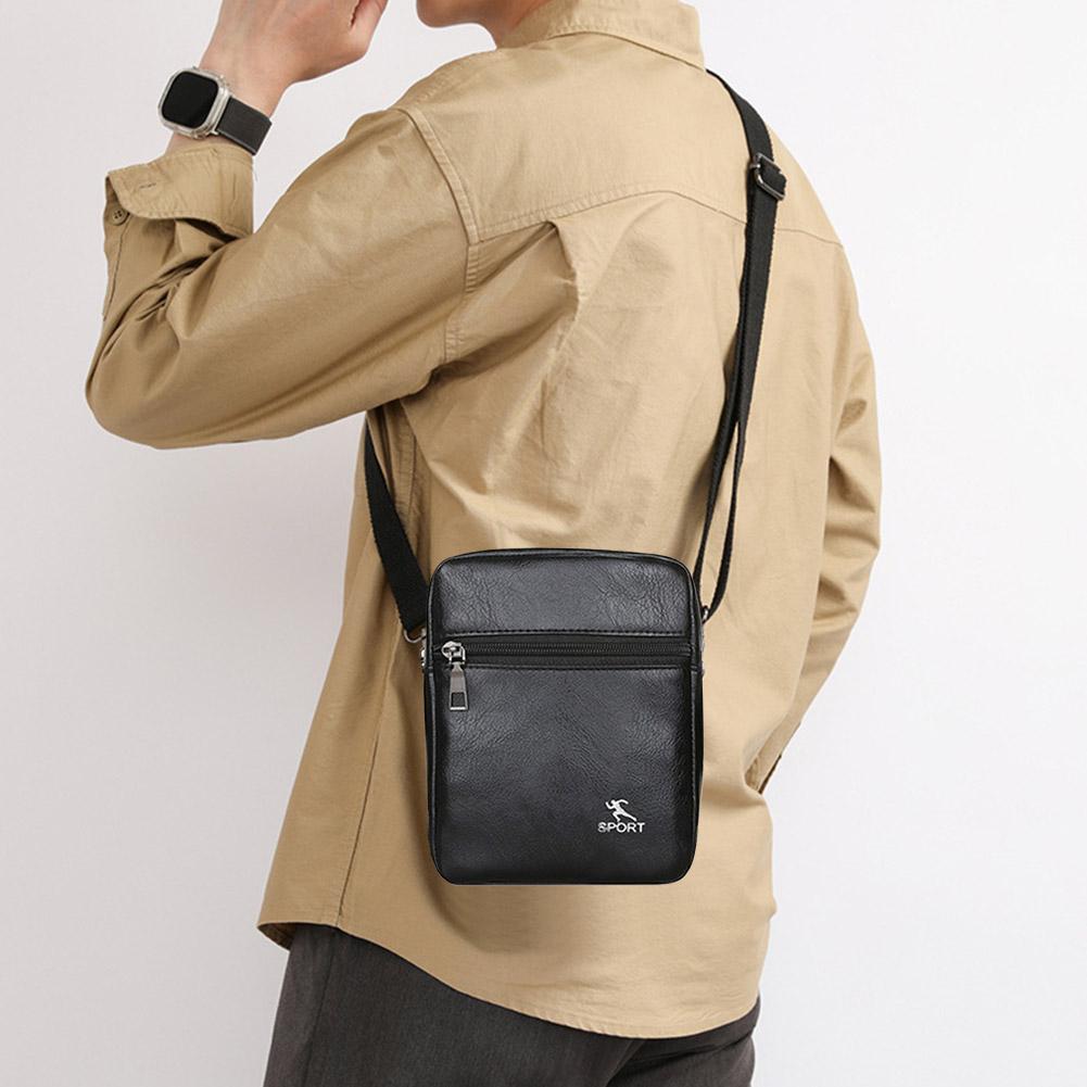 PU Leather Crossbody Messenger - Leather Work Bag Men review and price