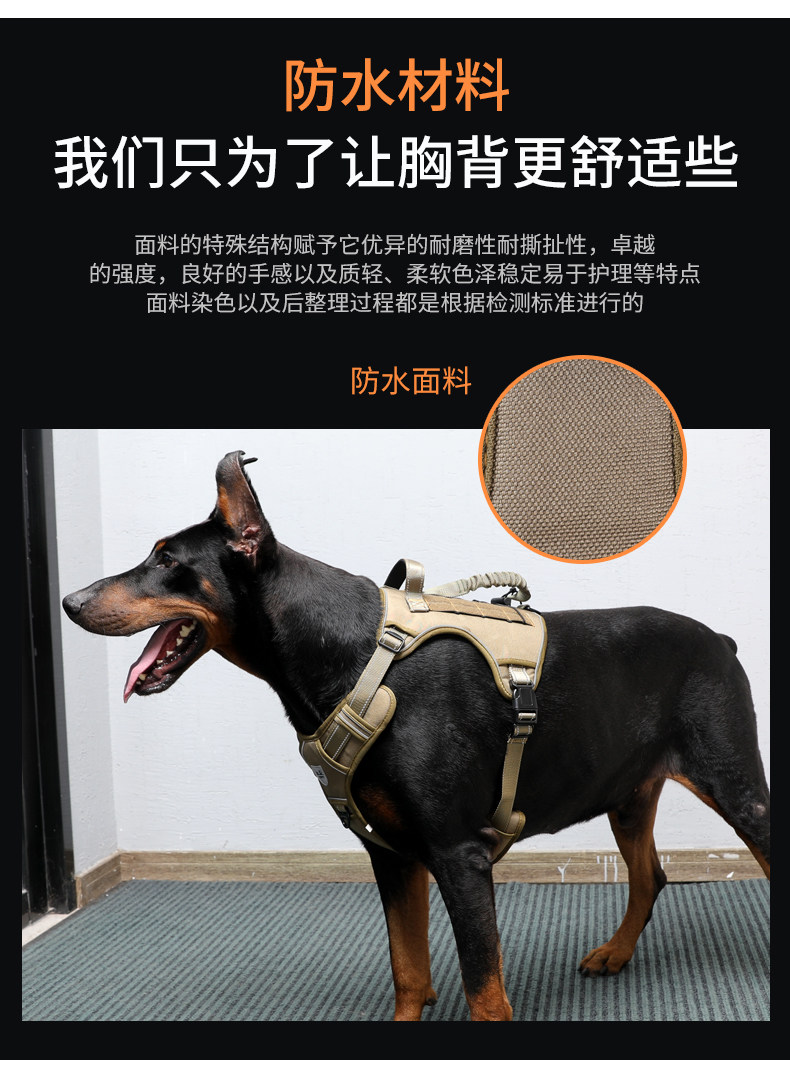 Tactical Dog Harness No Pull A - Leather Work Vest For Men review and price